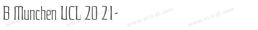 B Munchen UCL 20 21字体转换